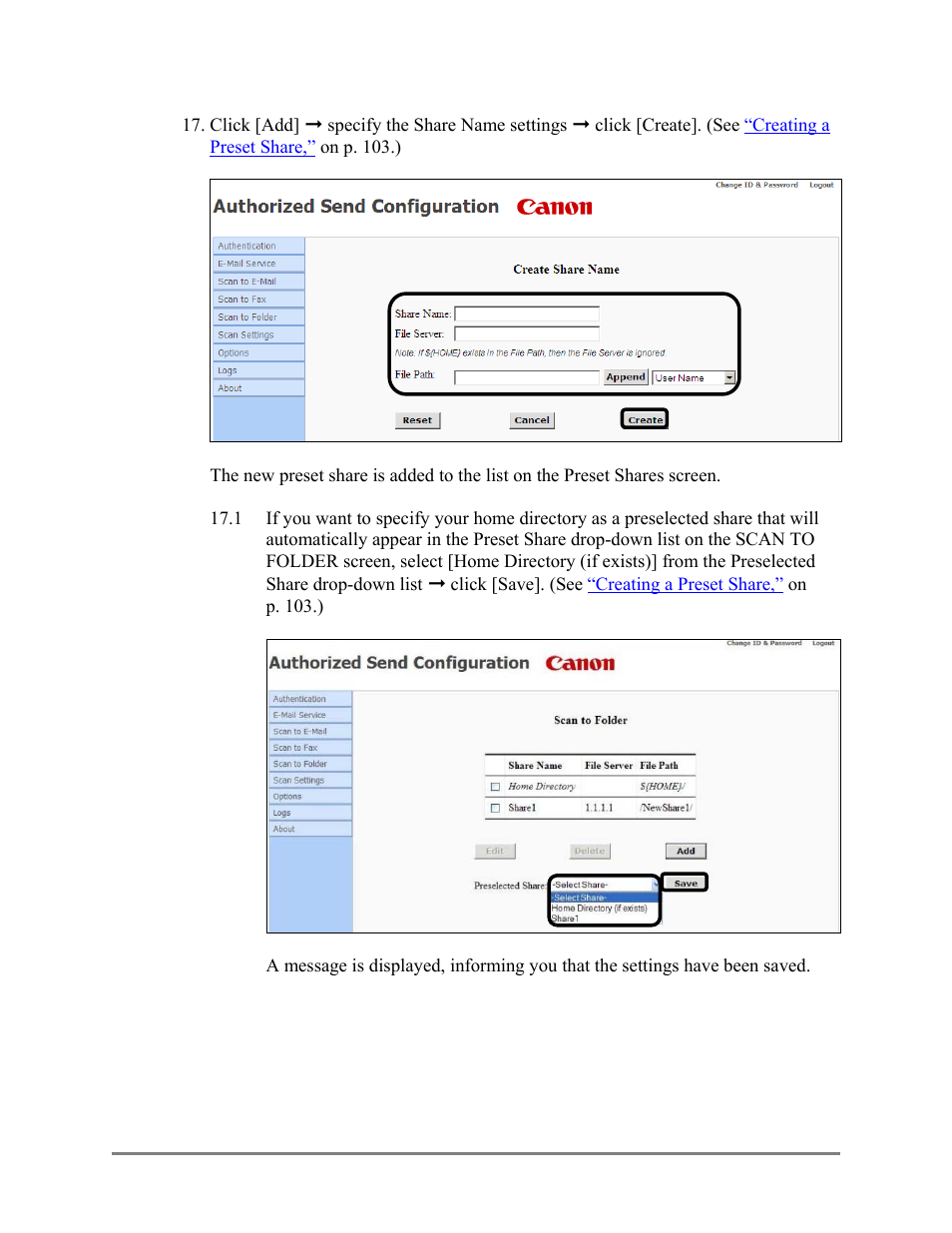 Canon Authorized Sen for ImageRUNNER Machines Version 4.1 User Manual | Page 44 / 176