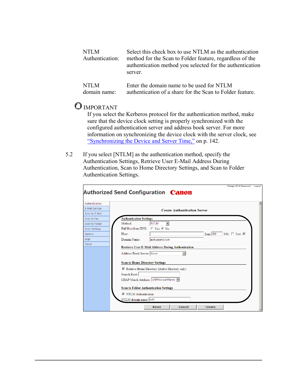 Canon Authorized Sen for ImageRUNNER Machines Version 4.1 User Manual | Page 54 / 176