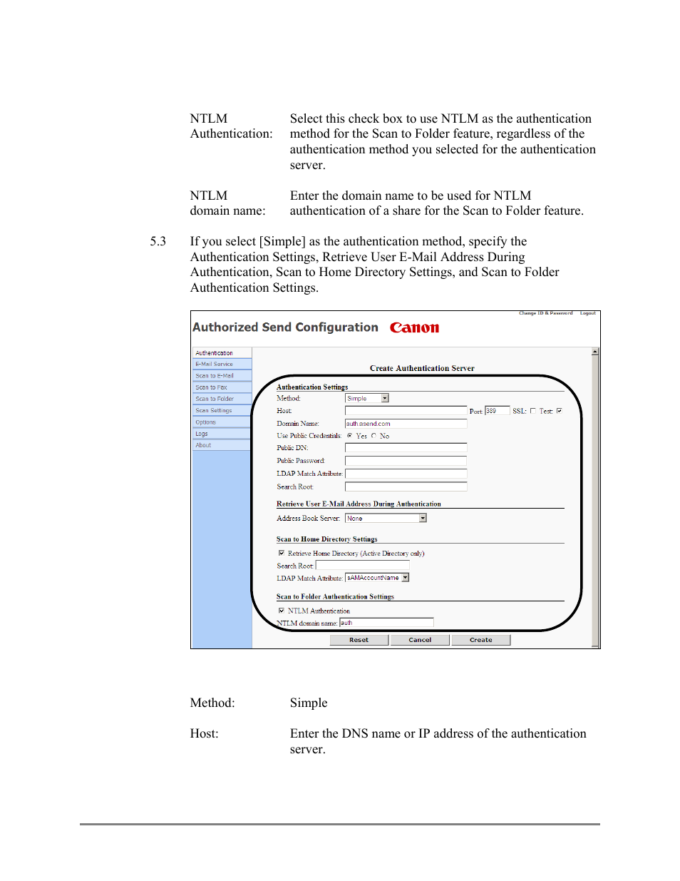 Canon Authorized Sen for ImageRUNNER Machines Version 4.1 User Manual | Page 57 / 176