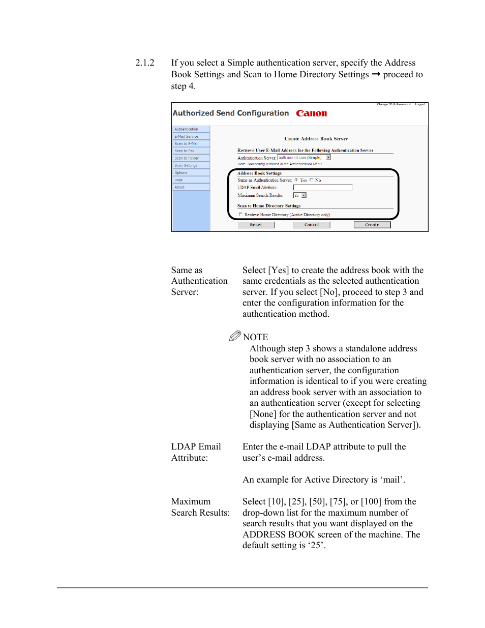 Canon Authorized Sen for ImageRUNNER Machines Version 4.1 User Manual | Page 72 / 176