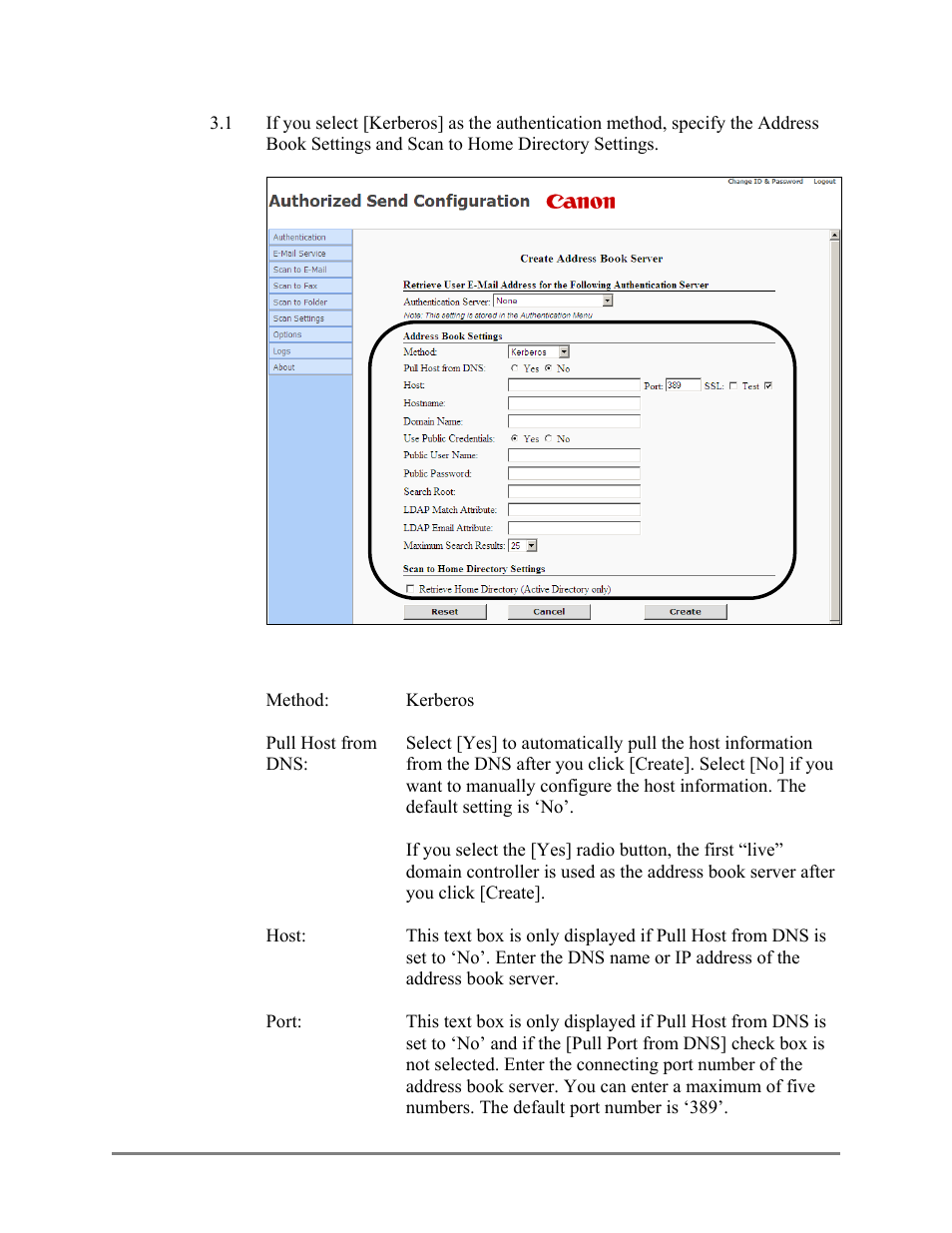 Canon Authorized Sen for ImageRUNNER Machines Version 4.1 User Manual | Page 76 / 176