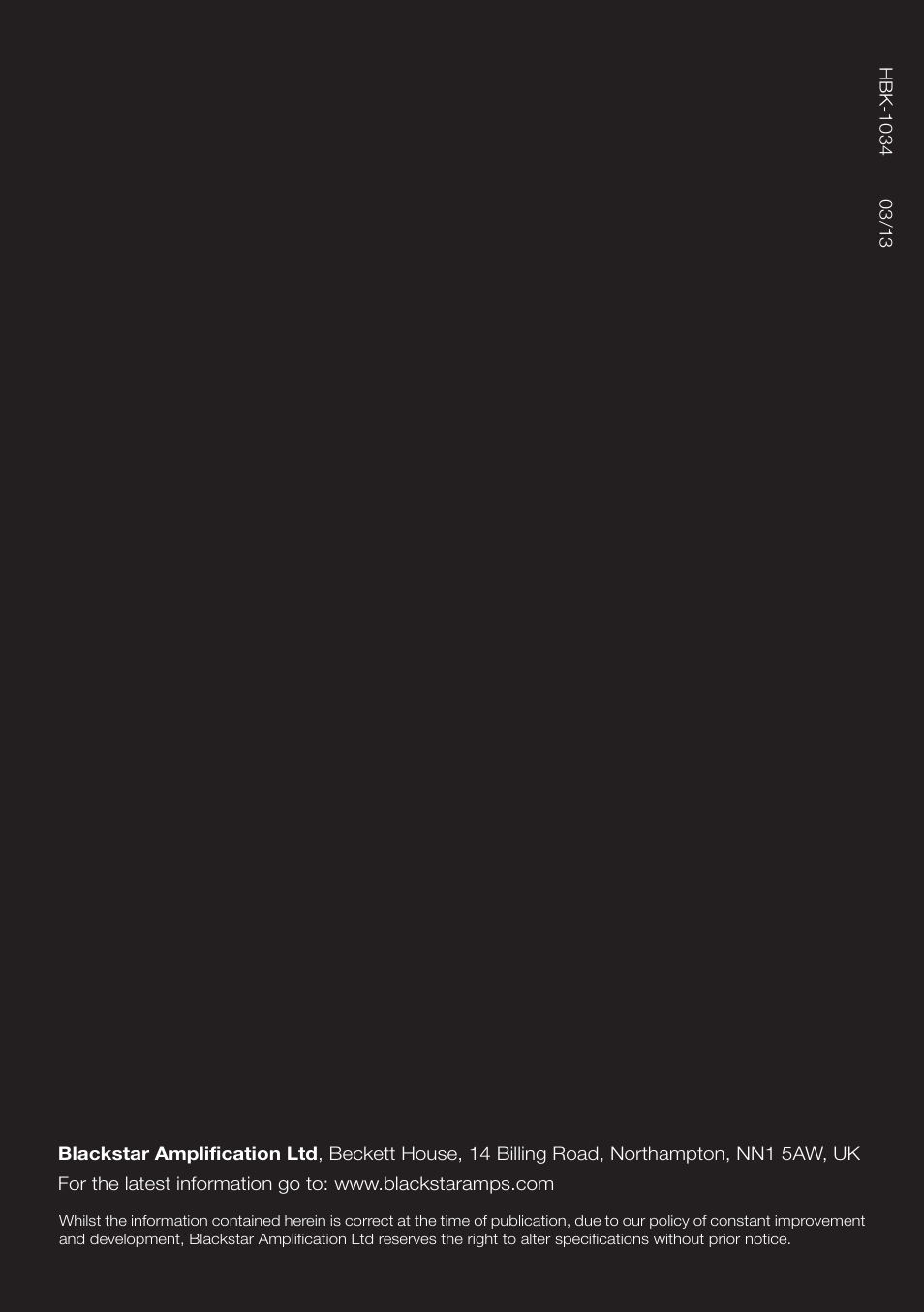 Blackstar HT-5C User Manual | Page 31 / 31