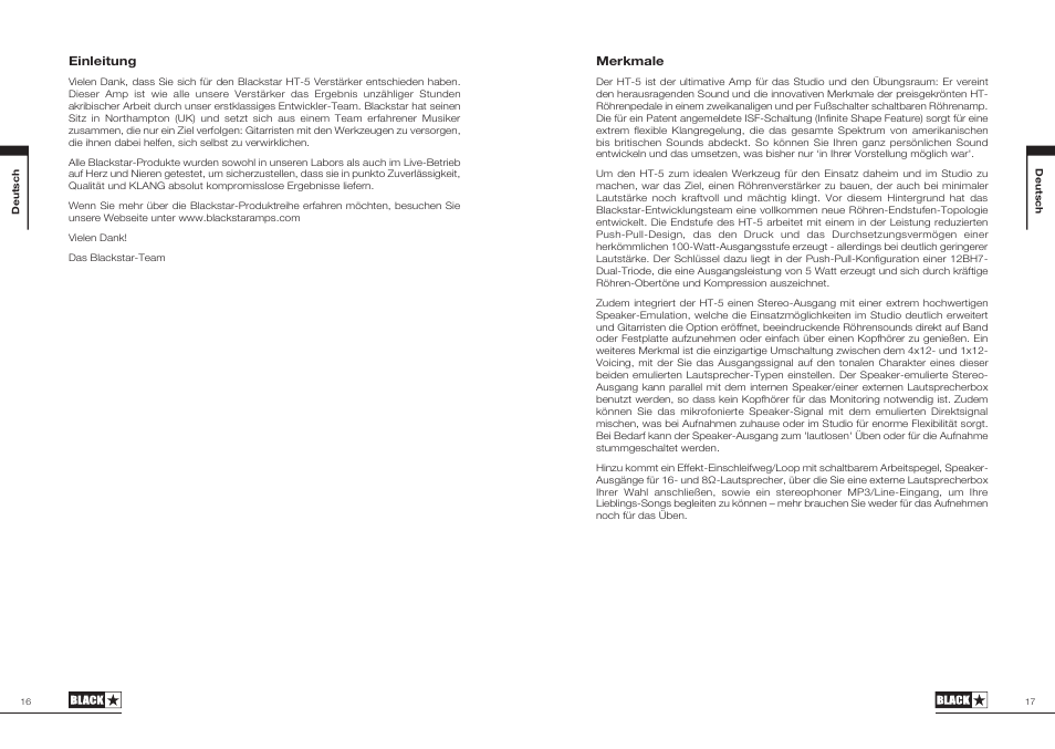Blackstar HT-5C User Manual | Page 9 / 31