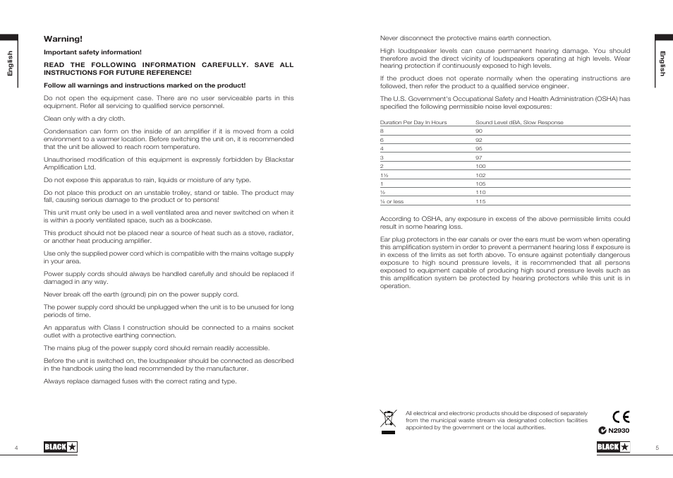 Blackstar ID:Core Stereo 10 User Manual | Page 3 / 36