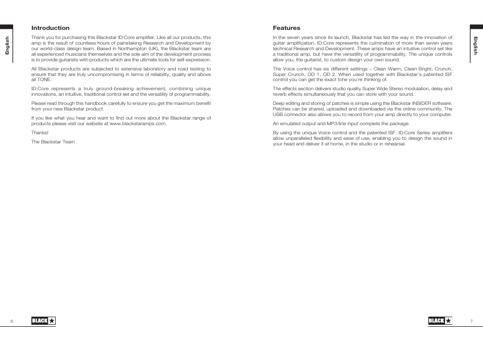 Blackstar ID:Core Stereo 10 User Manual | Page 4 / 36