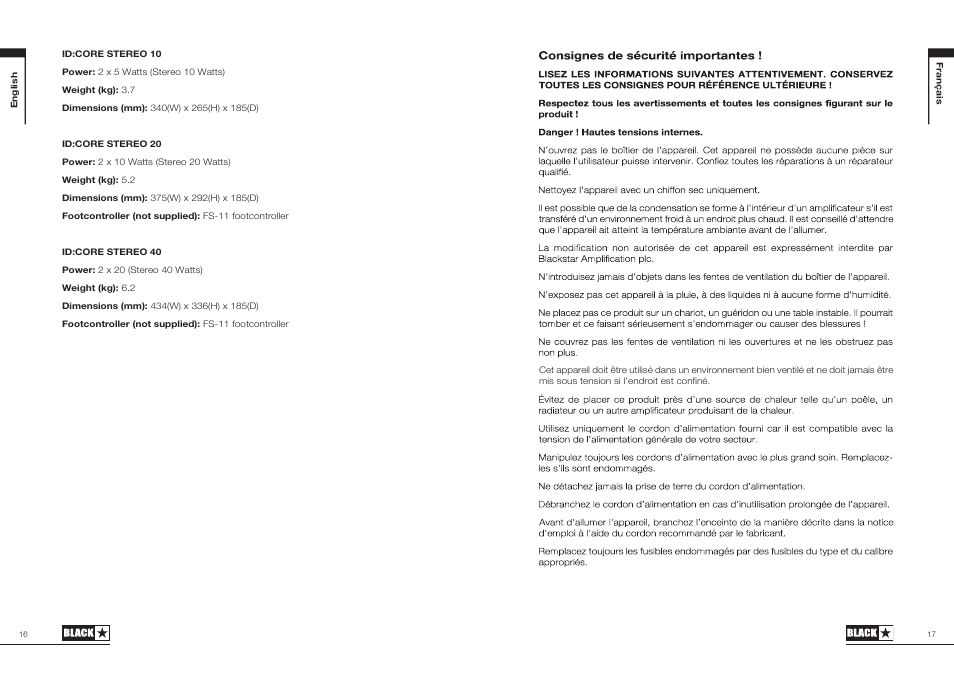 Blackstar ID:Core Stereo 10 User Manual | Page 9 / 36