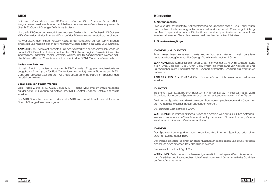 Blackstar ID:60TVP User Manual | Page 19 / 57