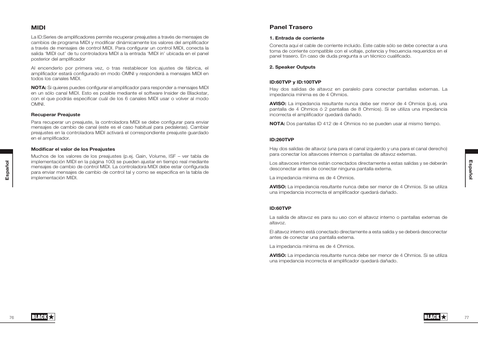 Blackstar ID:60TVP User Manual | Page 39 / 57
