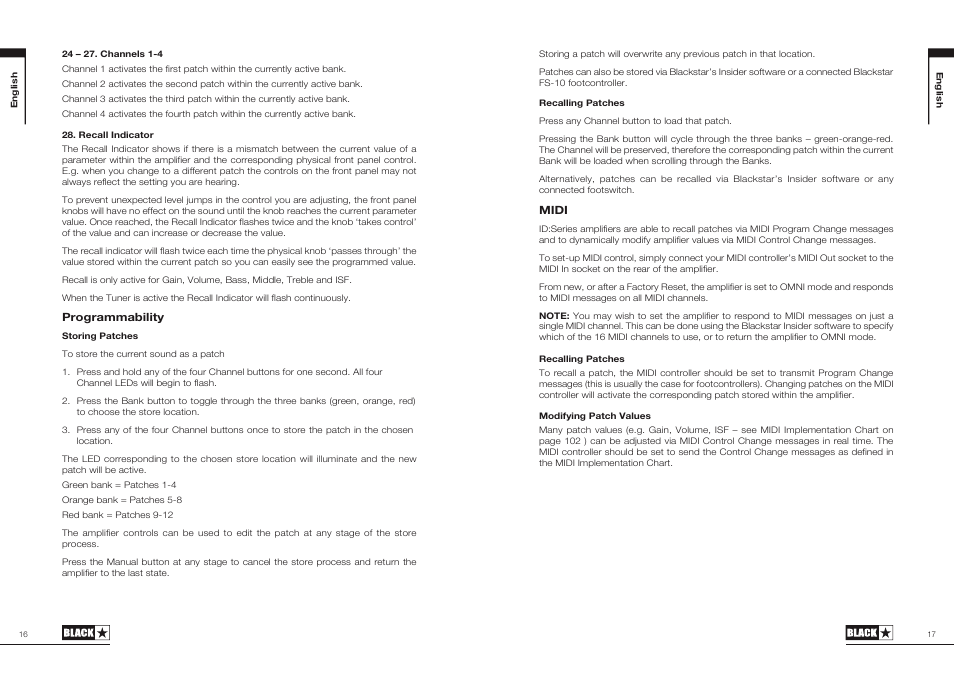 Blackstar ID:60TVP User Manual | Page 9 / 57