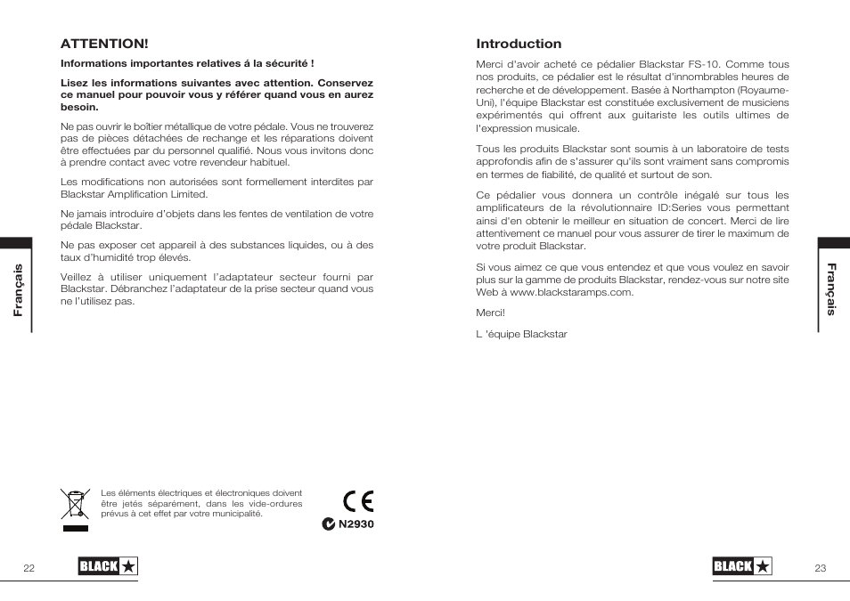Blackstar FS-10 User Manual | Page 12 / 28