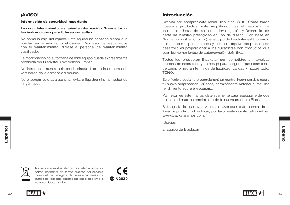 Blackstar FS-10 User Manual | Page 17 / 28