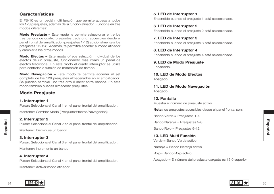 Blackstar FS-10 User Manual | Page 18 / 28