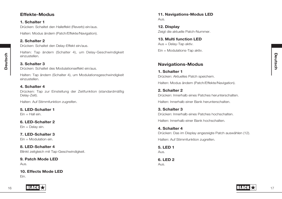 Blackstar FS-10 User Manual | Page 9 / 28