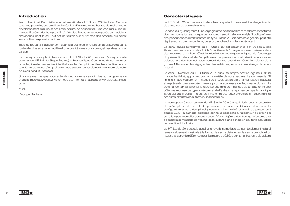 Blackstar HT Studio 20 Combo User Manual | Page 12 / 24