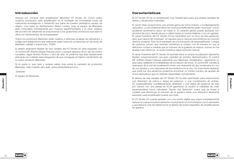 Blackstar HT Studio 20 Combo User Manual | Page 16 / 24