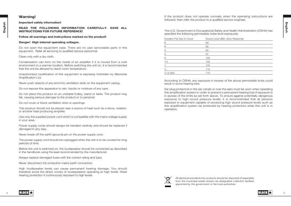 Blackstar HT Club 50 User Manual | Page 3 / 25