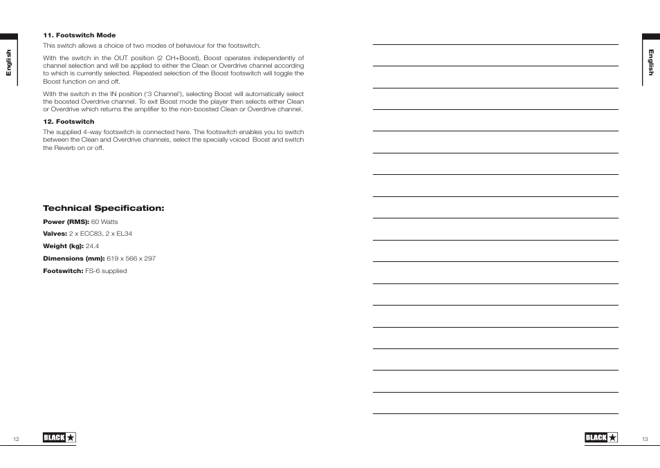 Blackstar HT Soloist 60 User Manual | Page 7 / 29