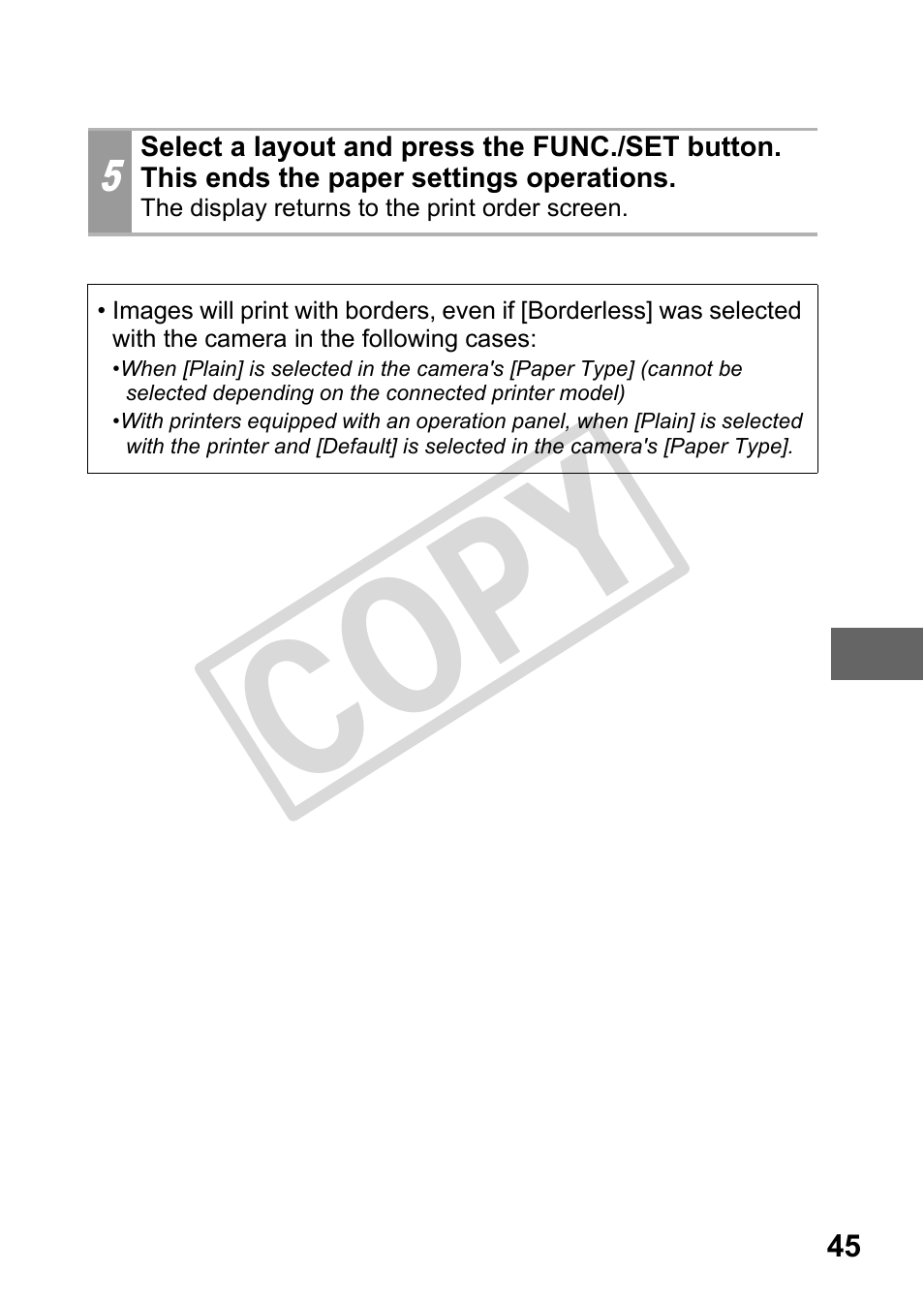 Cop y | Canon DIRECT PRINT CDI-E350-020 User Manual | Page 47 / 82