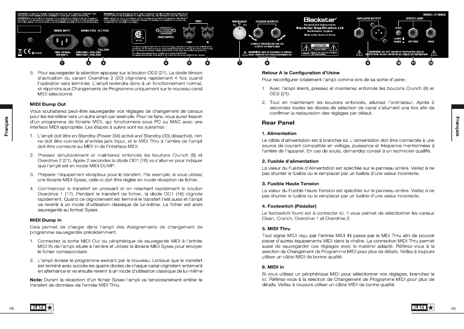 Blackstar S1-104EL34 User Manual | Page 25 / 43