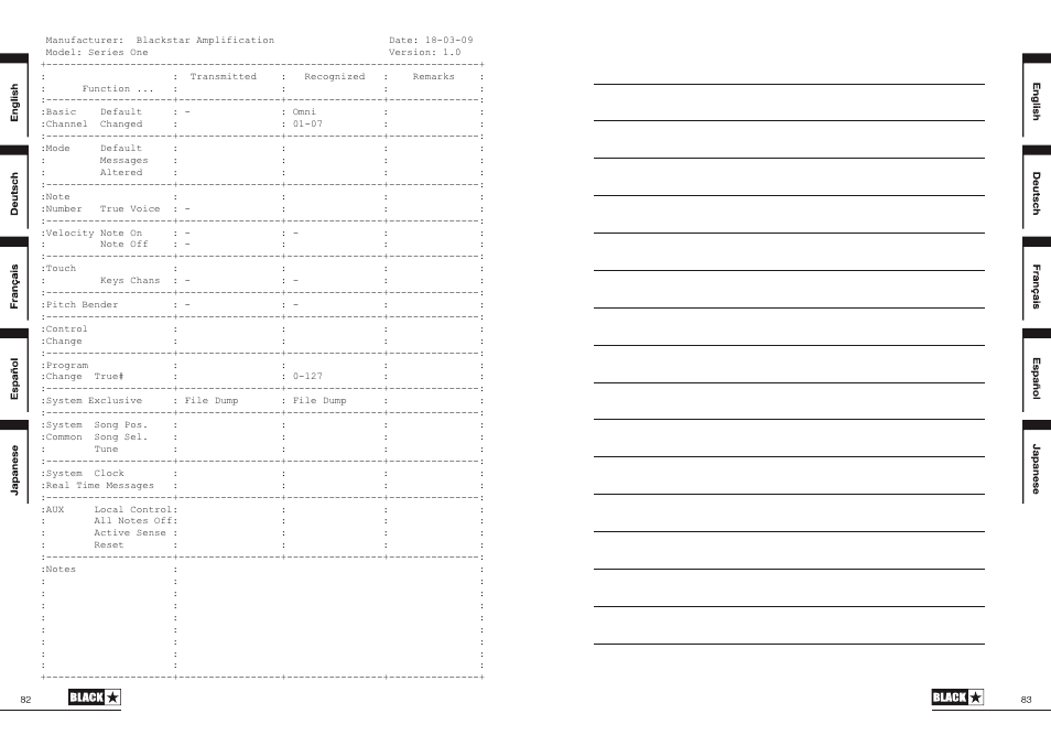 Blackstar S1-104EL34 User Manual | Page 42 / 43