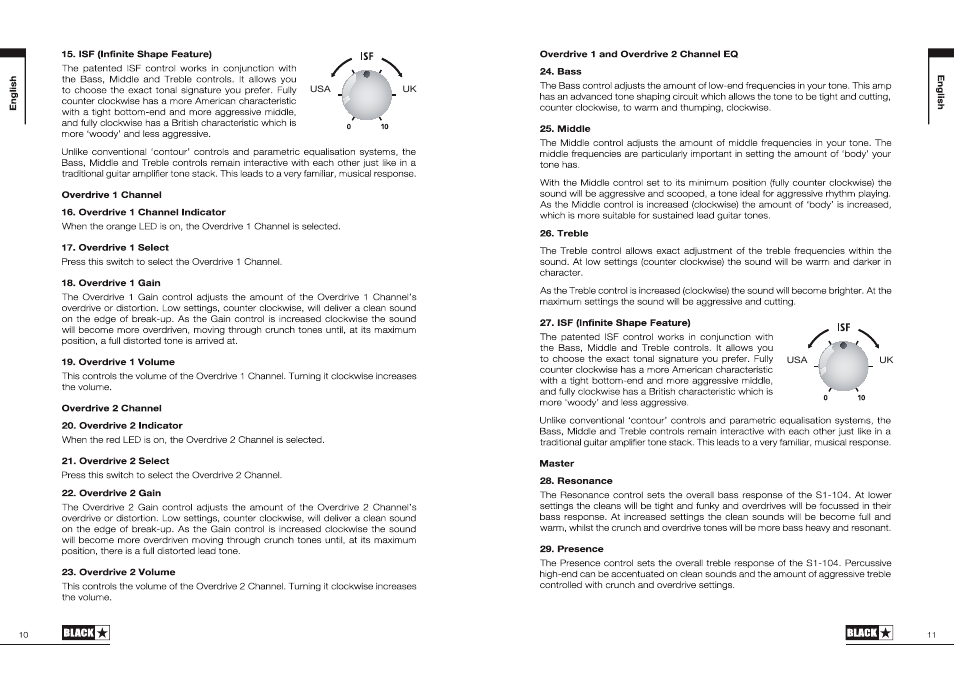 Blackstar S1-104EL34 User Manual | Page 6 / 43