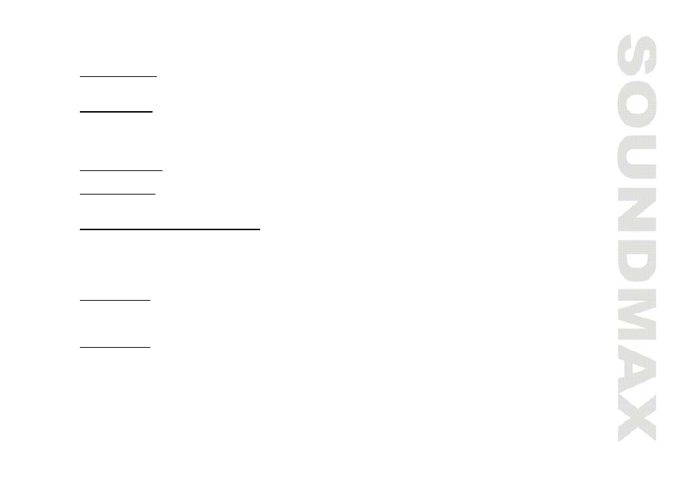 General operation | SoundMax SM-CMD3005 User Manual | Page 13 / 67