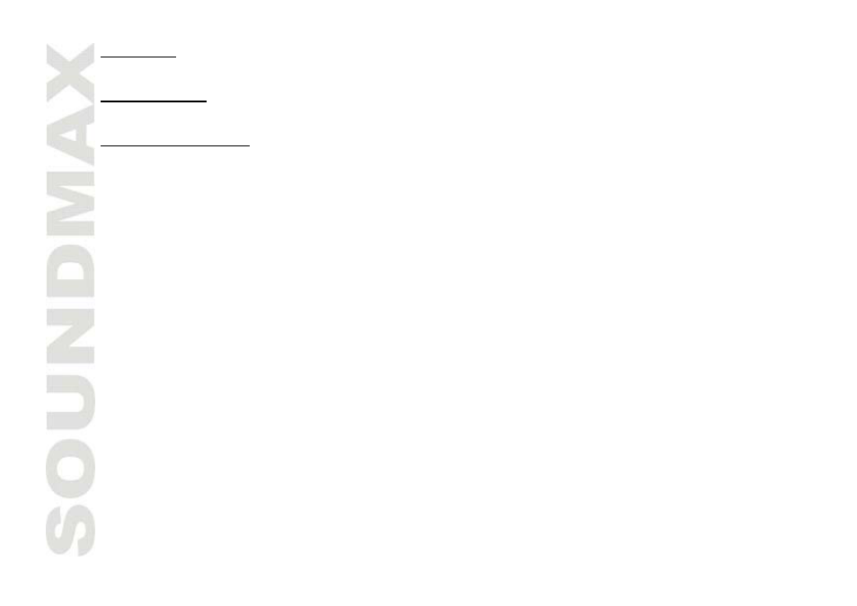 SoundMax SM-CMD3005 User Manual | Page 14 / 67