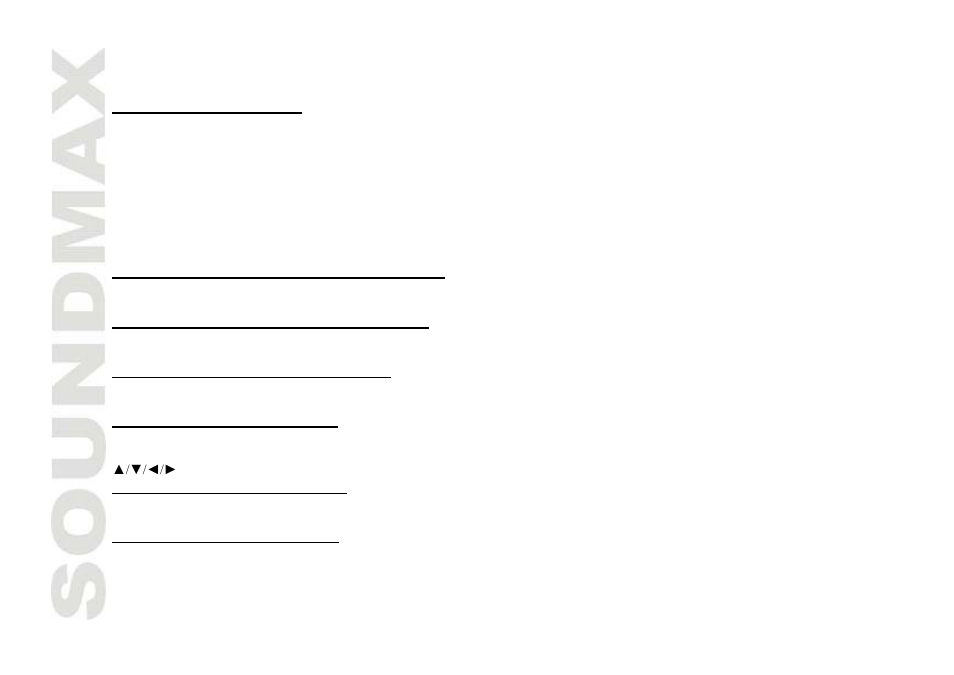 SoundMax SM-CMD3005 User Manual | Page 22 / 67
