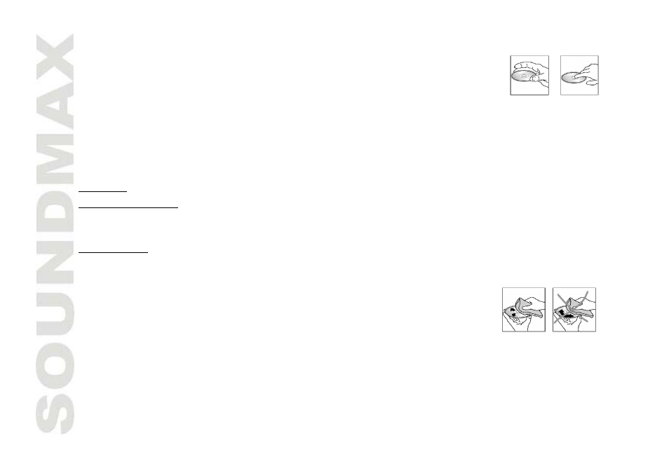 Handling discs | SoundMax SM-CMD3005 User Manual | Page 30 / 67