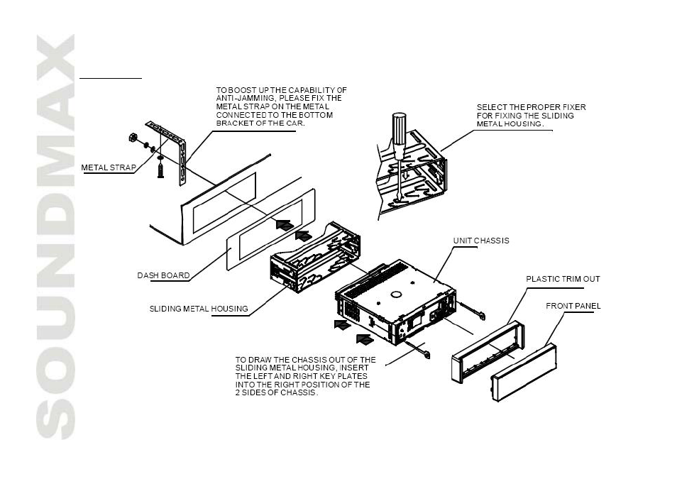 Installation/connection | SoundMax SM-CMD3005 User Manual | Page 4 / 67