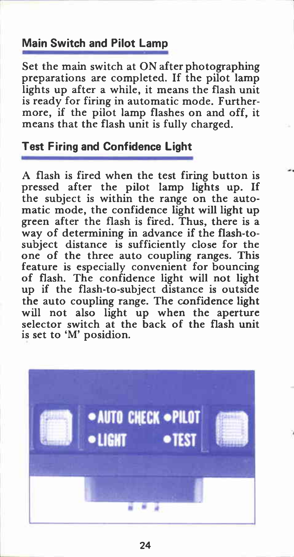 Auto check «pilot •li6nt *tist | Canon 199 A User Manual | Page 24 / 38