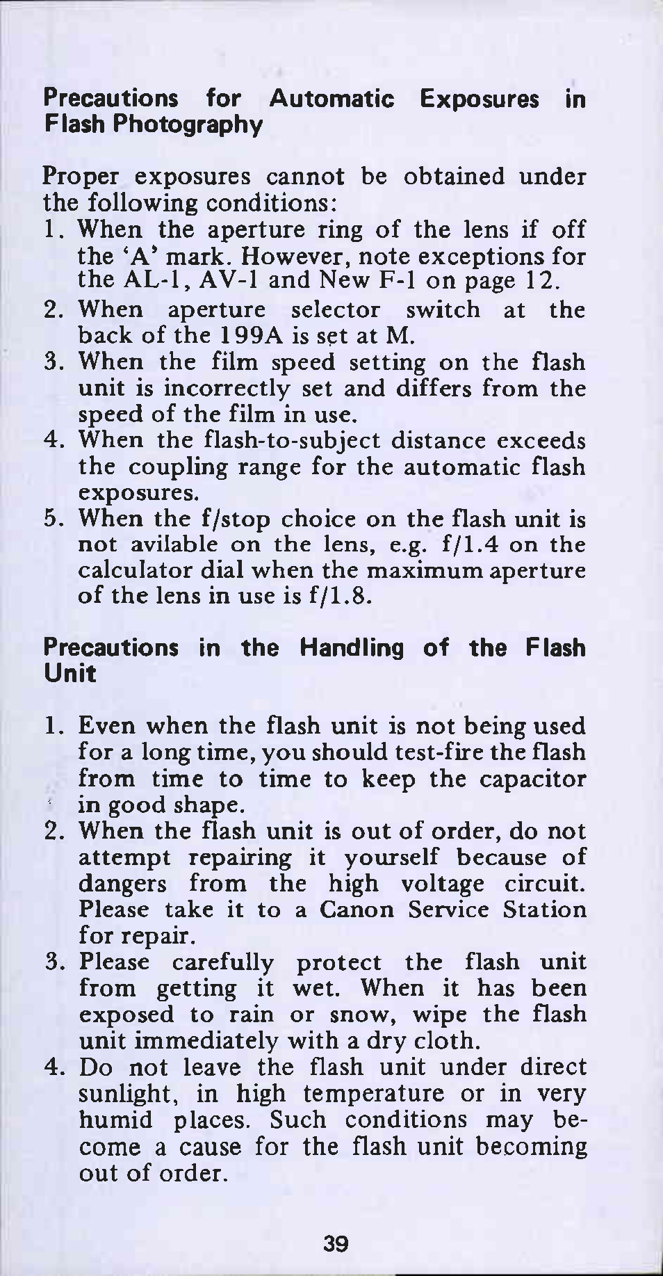 Canon 199 A User Manual | Page 7 / 38