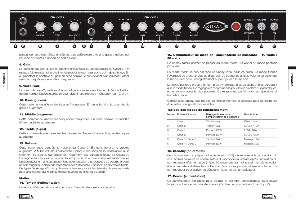 Blackstar Artisan 30 User Manual | Page 16 / 29