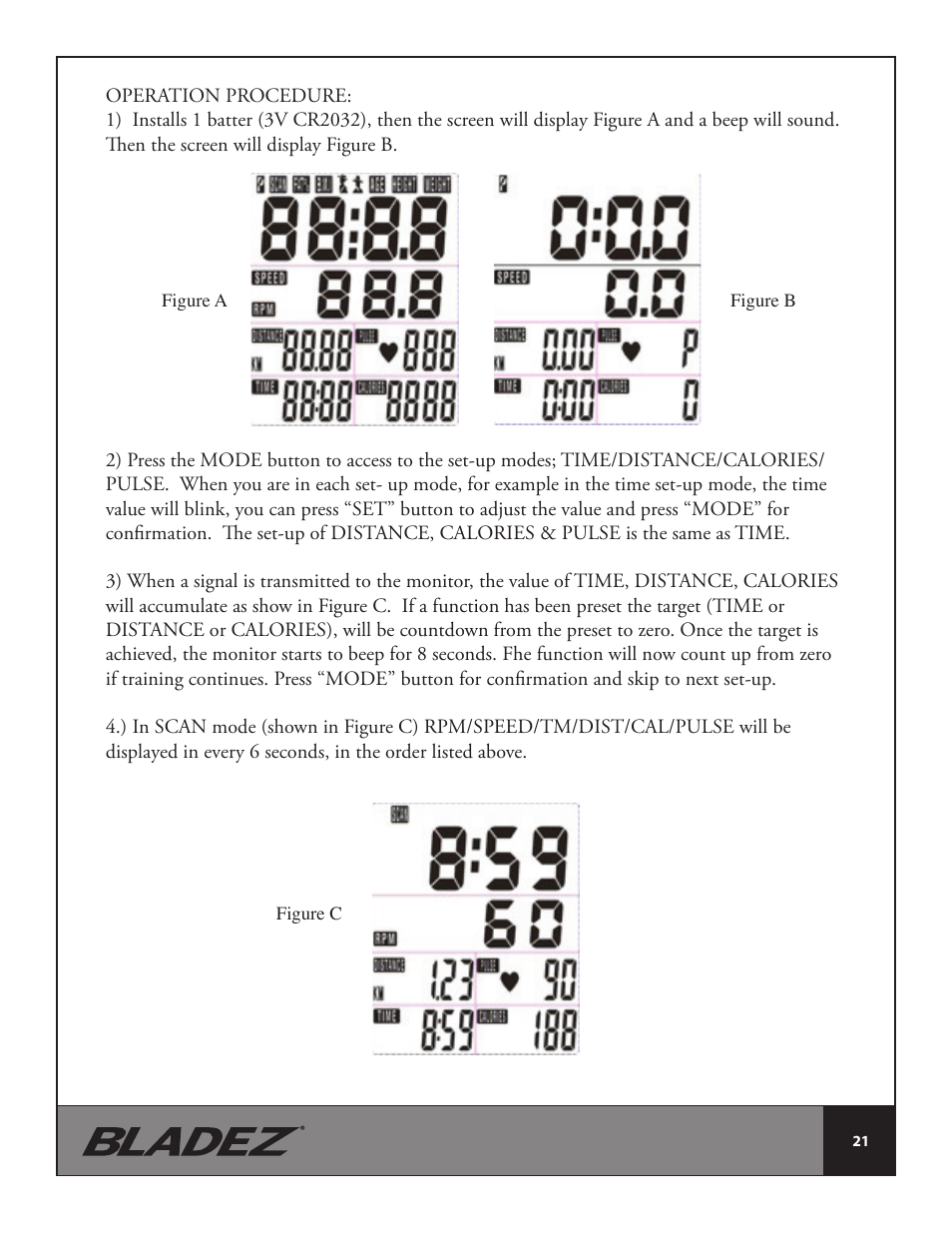 Bladez Fitness Synchro GS Indoor Cycle User Manual | Page 21 / 24