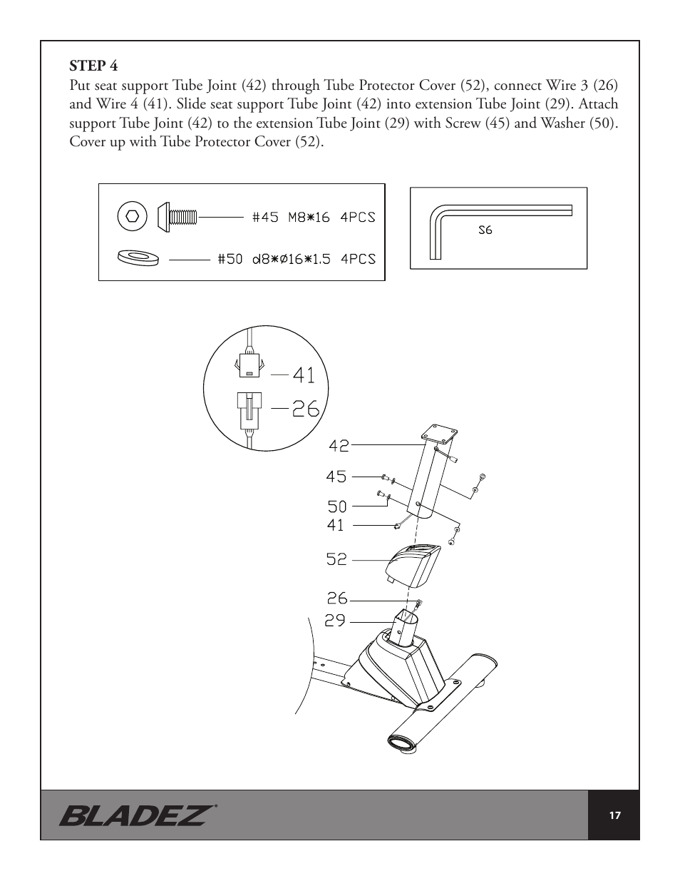 Bladez Fitness R300 Recumbent Bike User Manual | Page 17 / 36