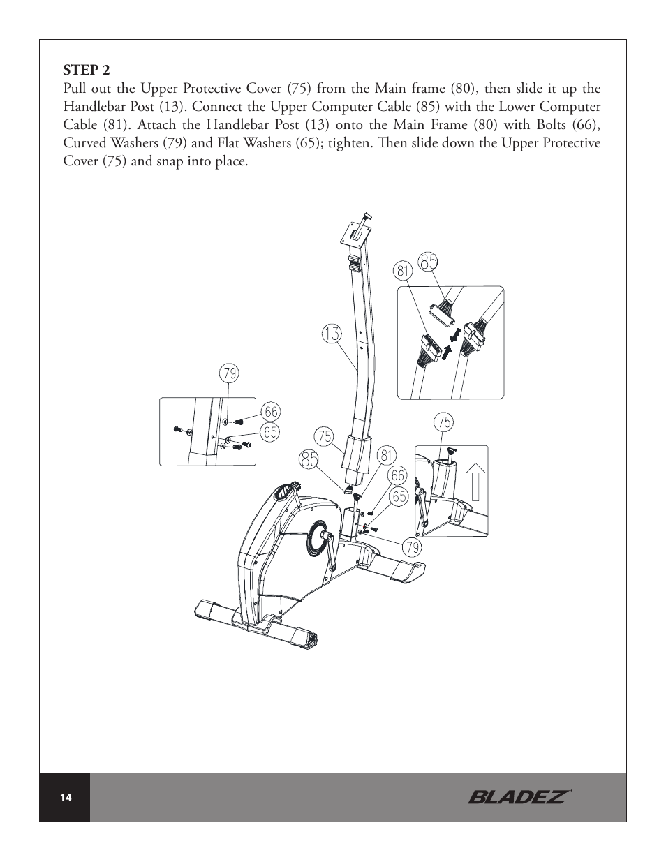 Bladez Fitness U400 Upright Bike User Manual | Page 14 / 33