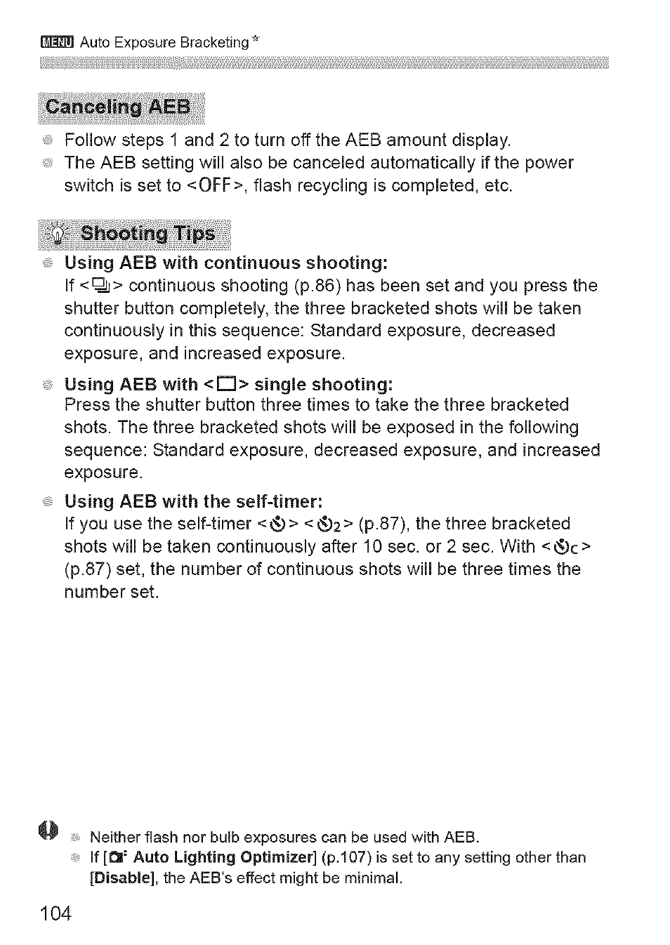 Shooting tips | Canon EOS 1100 D User Manual | Page 15 / 112