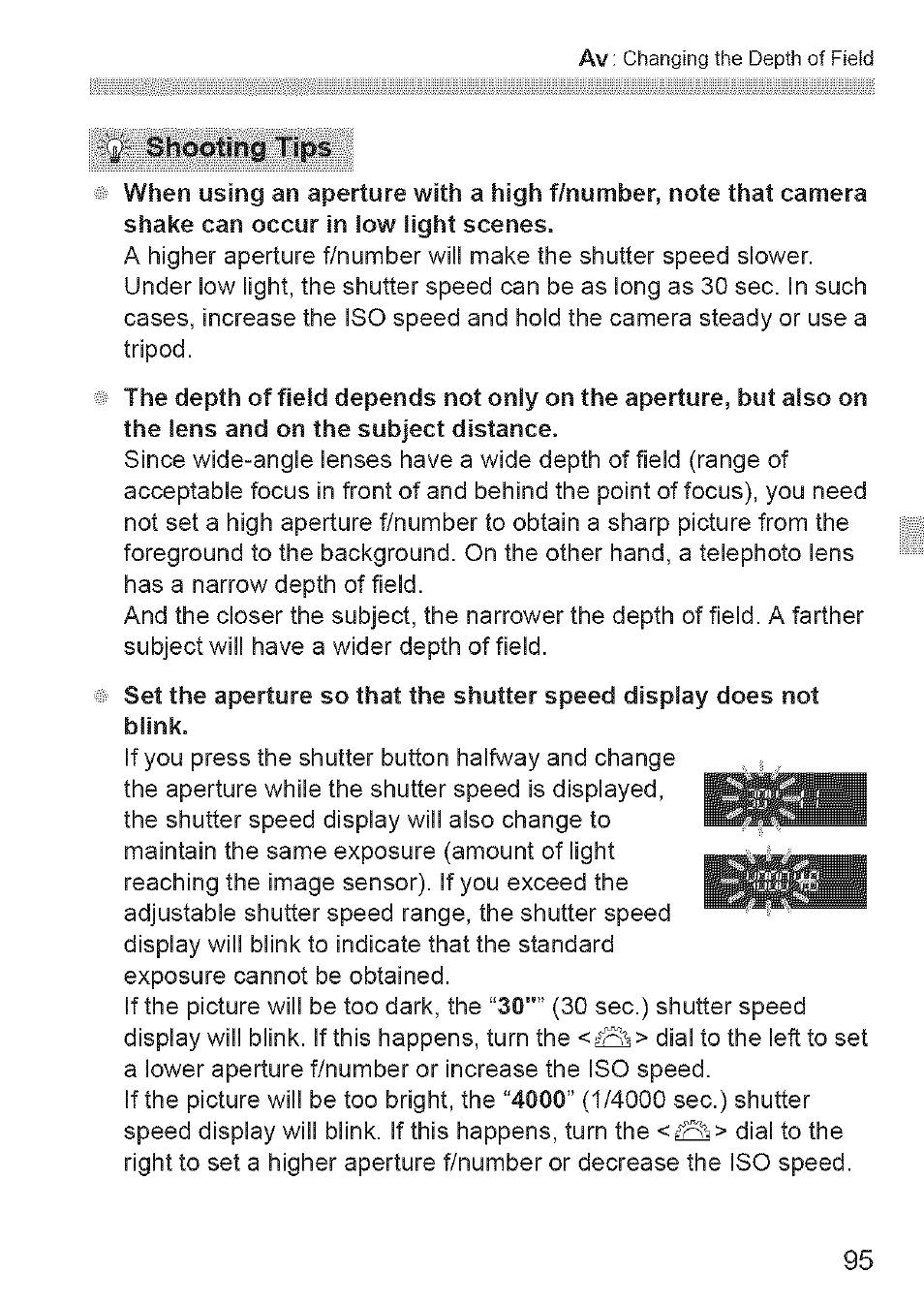 Shooting tips | Canon EOS 1100 D User Manual | Page 6 / 112