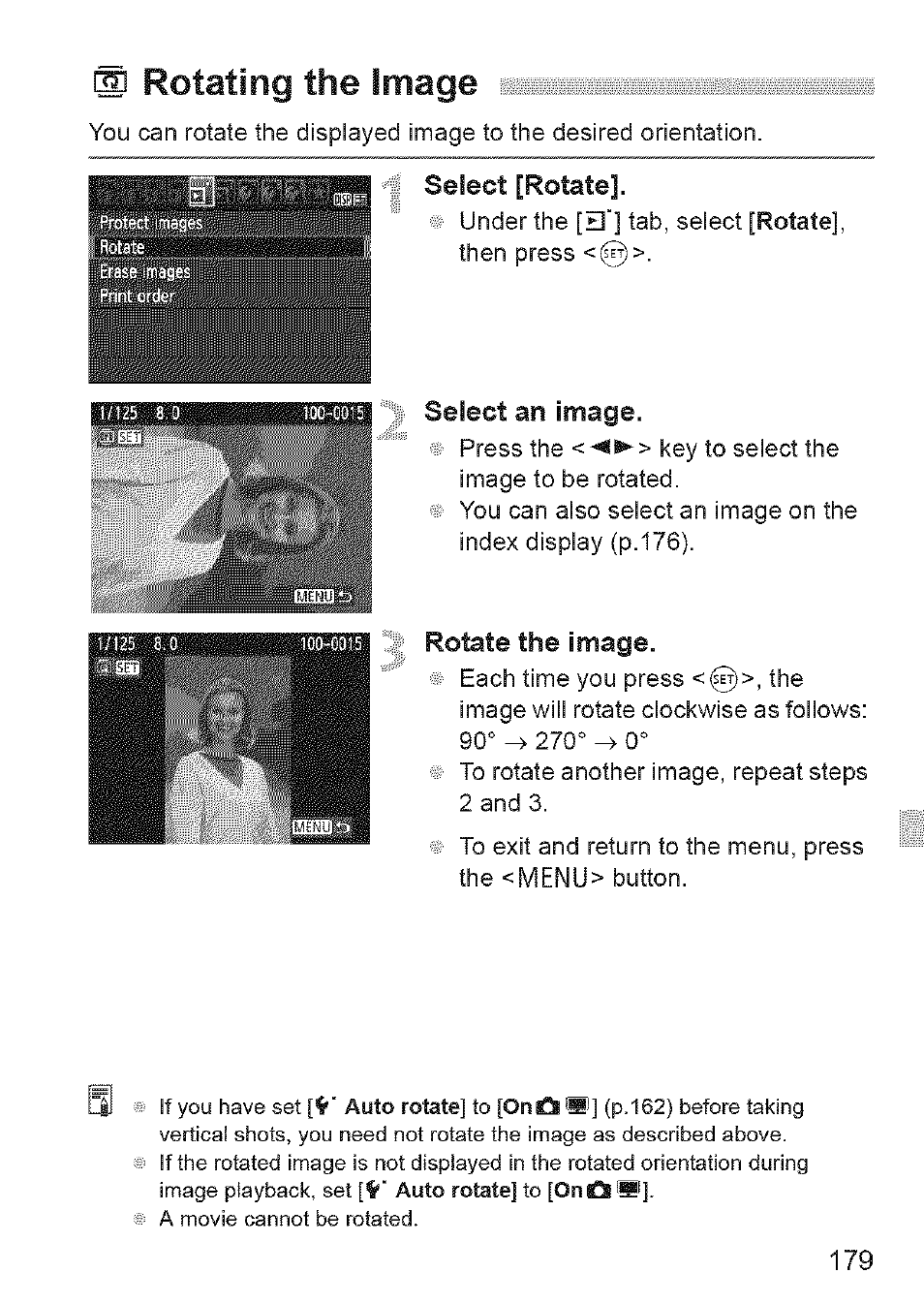 Si rotating the image | Canon EOS 1100 D User Manual | Page 90 / 112