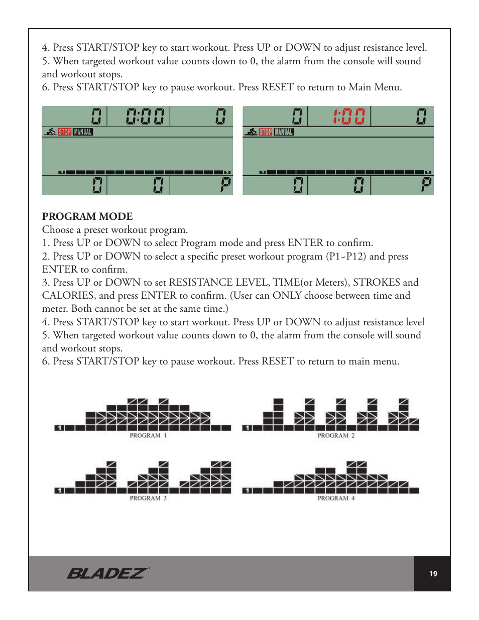 Bladez Fitness Cascade Rower User Manual | Page 19 / 26