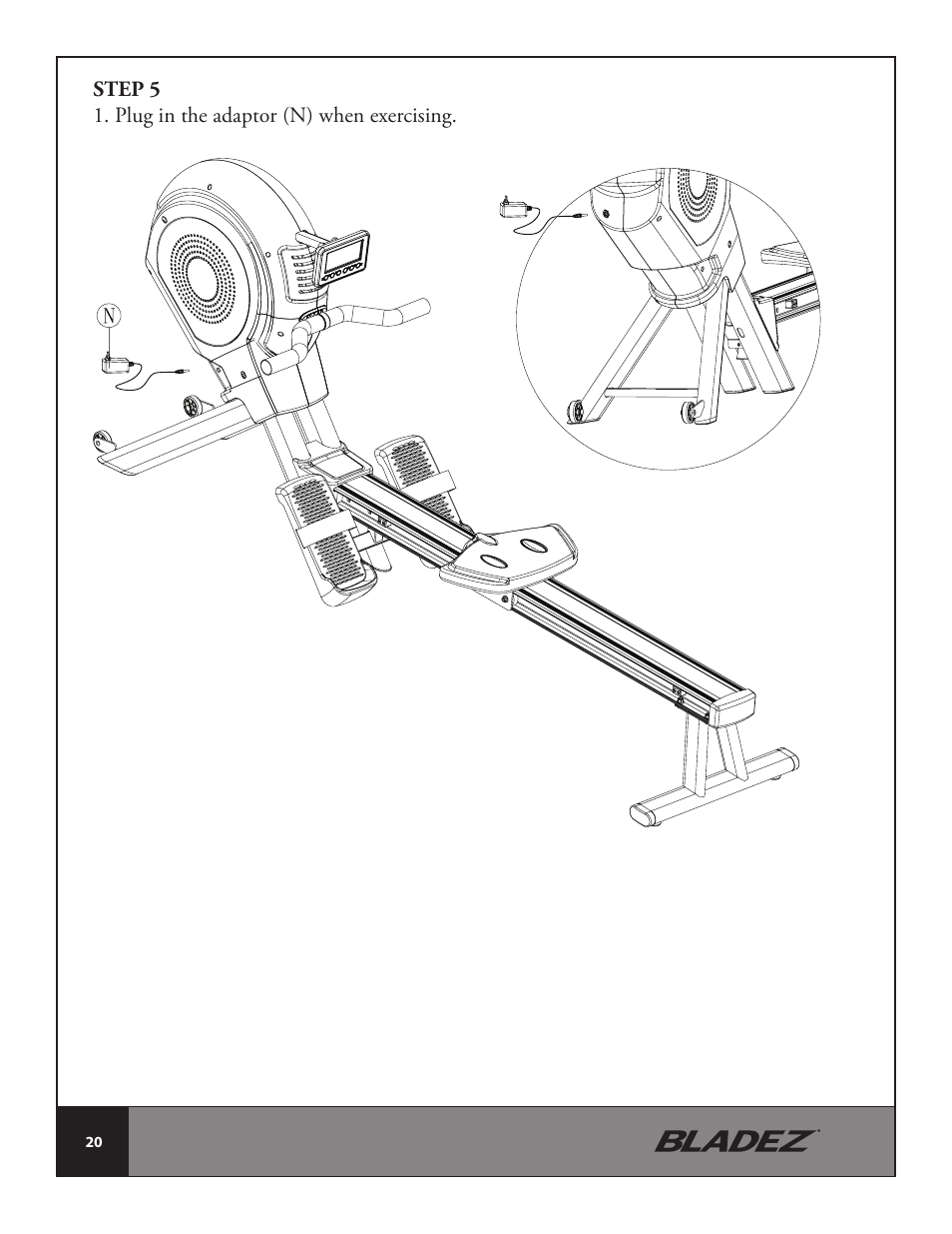 Bladez Fitness Transom Rower User Manual | Page 20 / 32