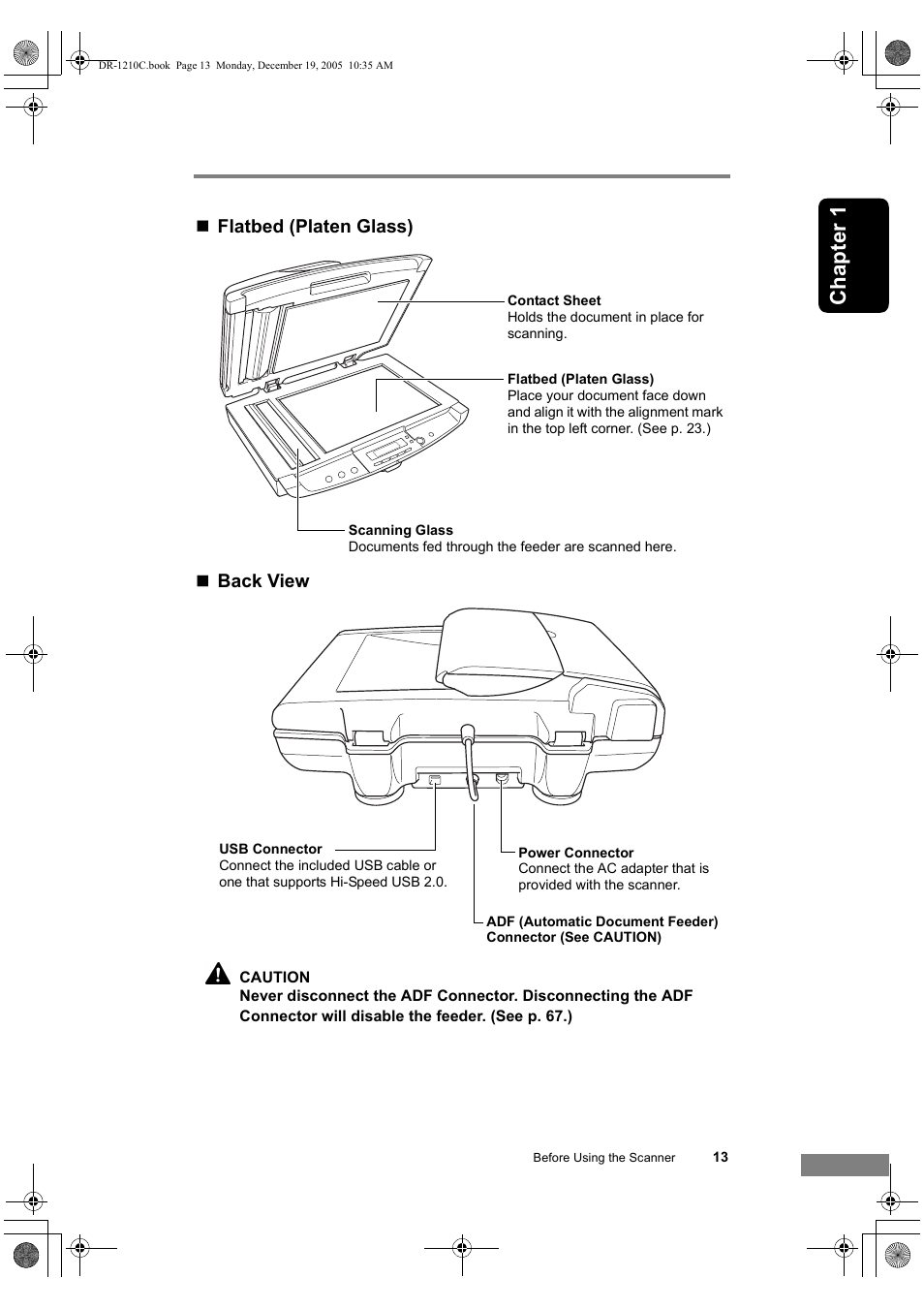 Ch a p te r 1 | Canon DR-1210C User Manual | Page 17 / 98