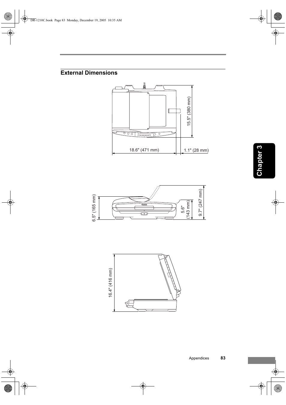 Ch ap te r 3 | Canon DR-1210C User Manual | Page 87 / 98