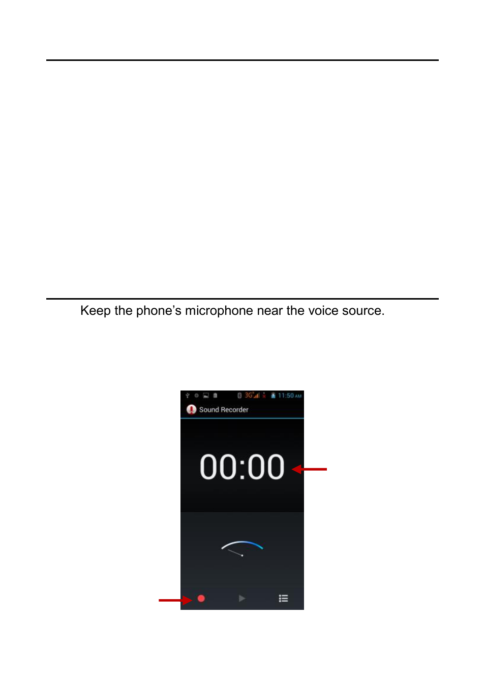 Sound recorder | BLU Dash 4.5 User Manual | Page 14 / 21
