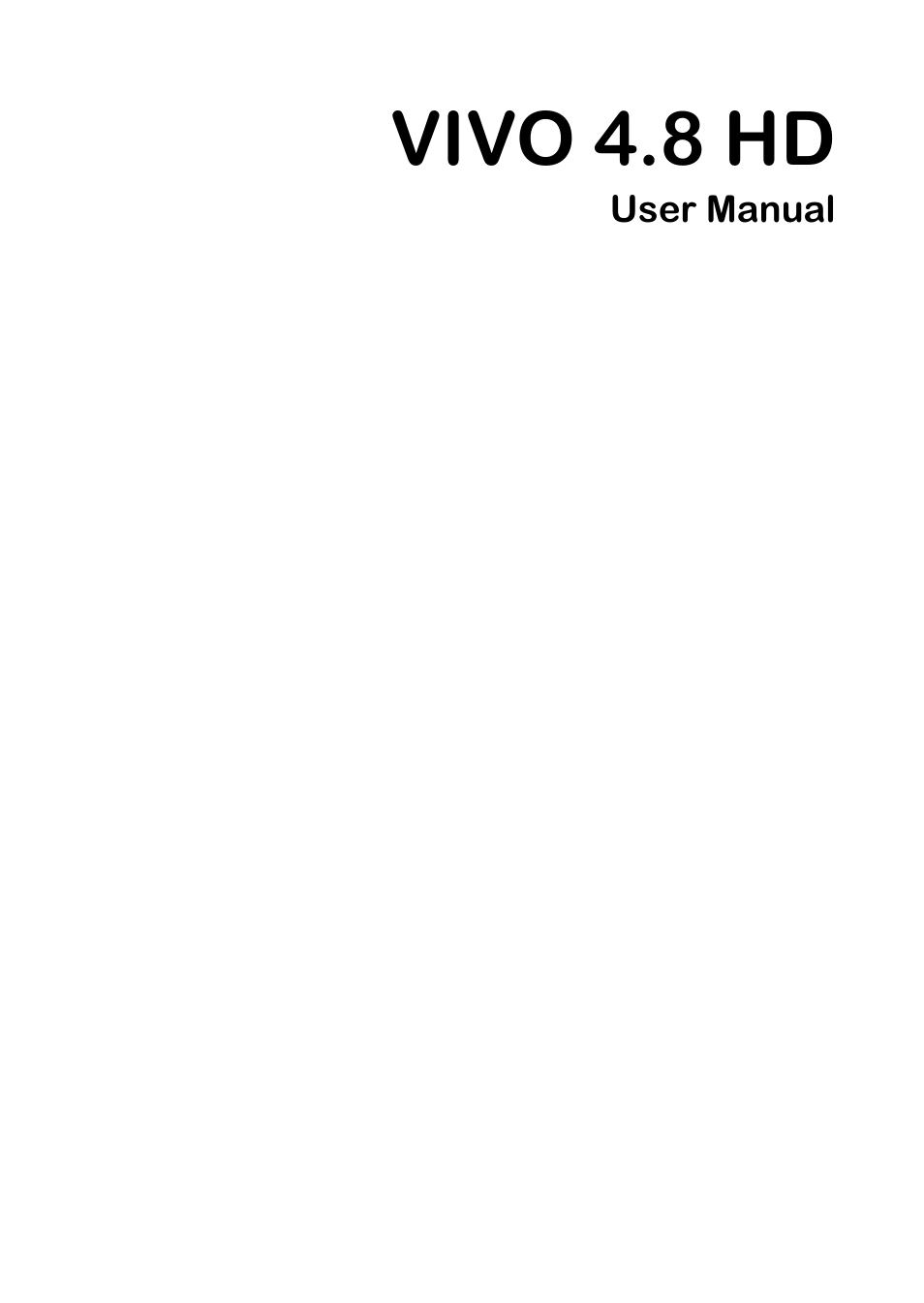 BLU Vivo 4.8 HD User Manual | 21 pages