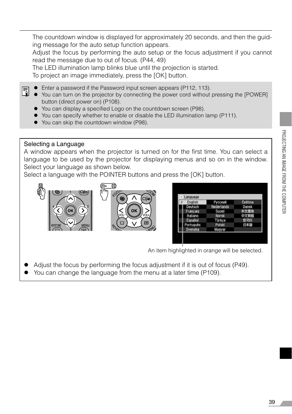 Canon REALiS X700 User Manual | Page 39 / 141