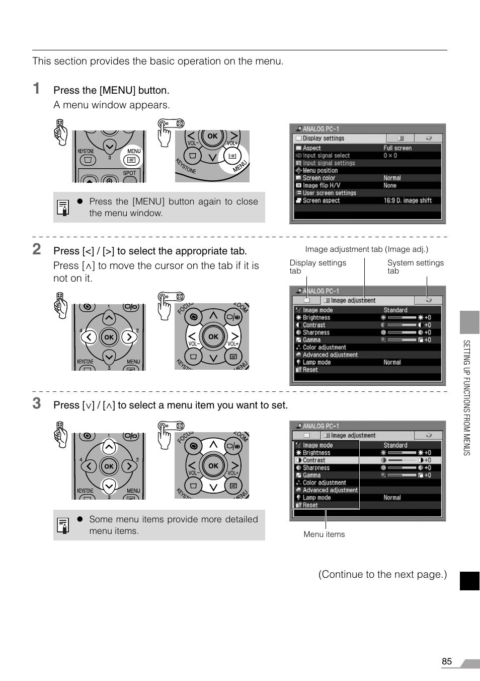Canon REALiS X700 User Manual | Page 85 / 141
