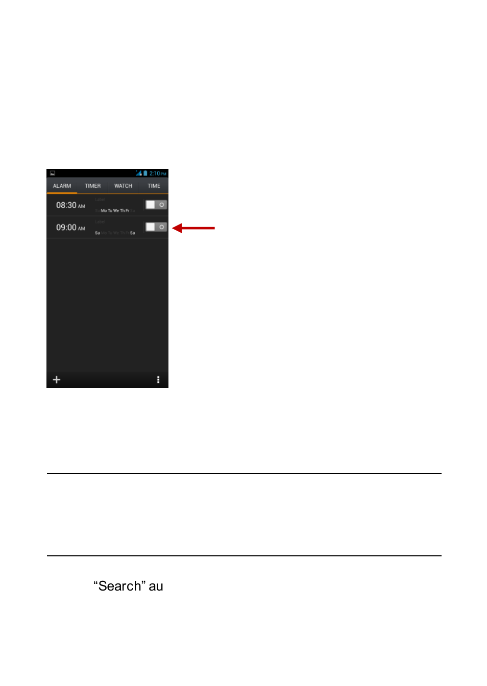 Alarm clock, Fm radio | BLU Studio 5.5 User Manual | Page 15 / 20