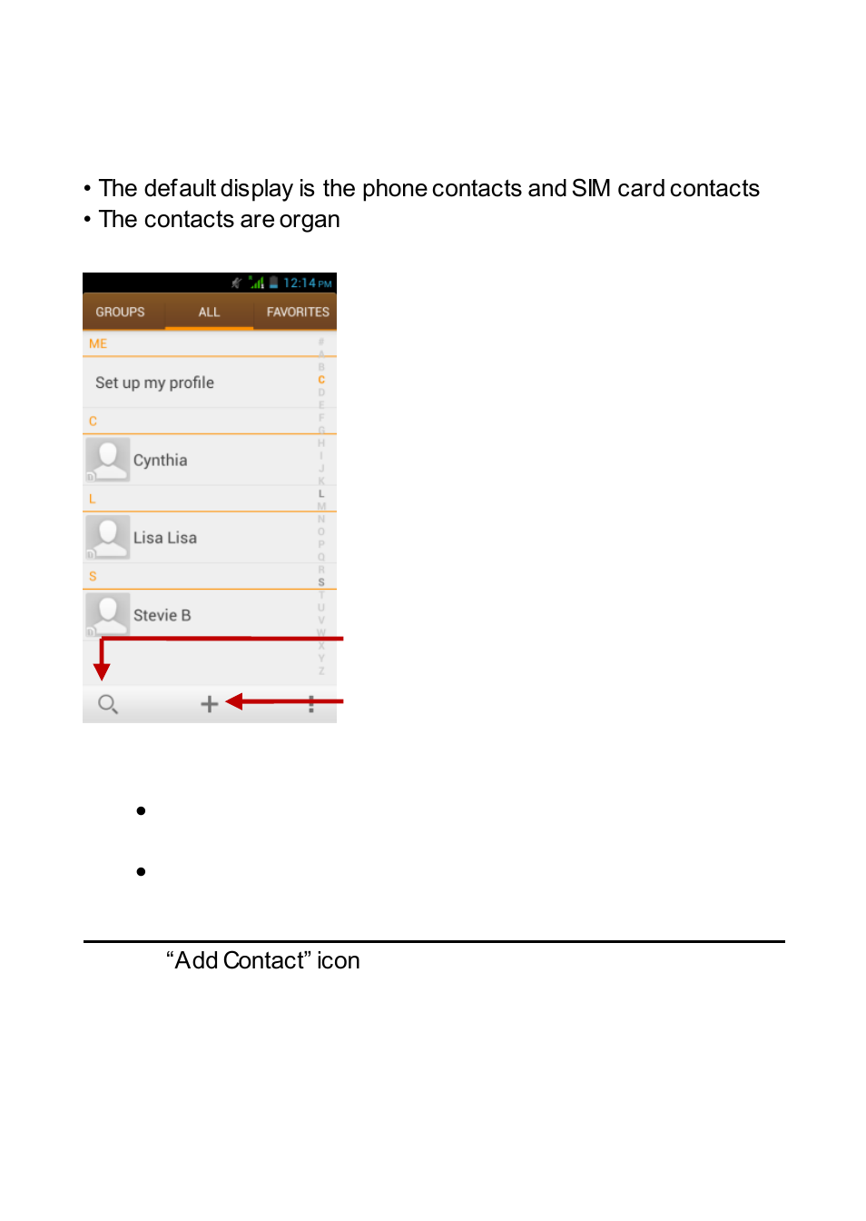Contacts | BLU Studio 5.5 User Manual | Page 7 / 20
