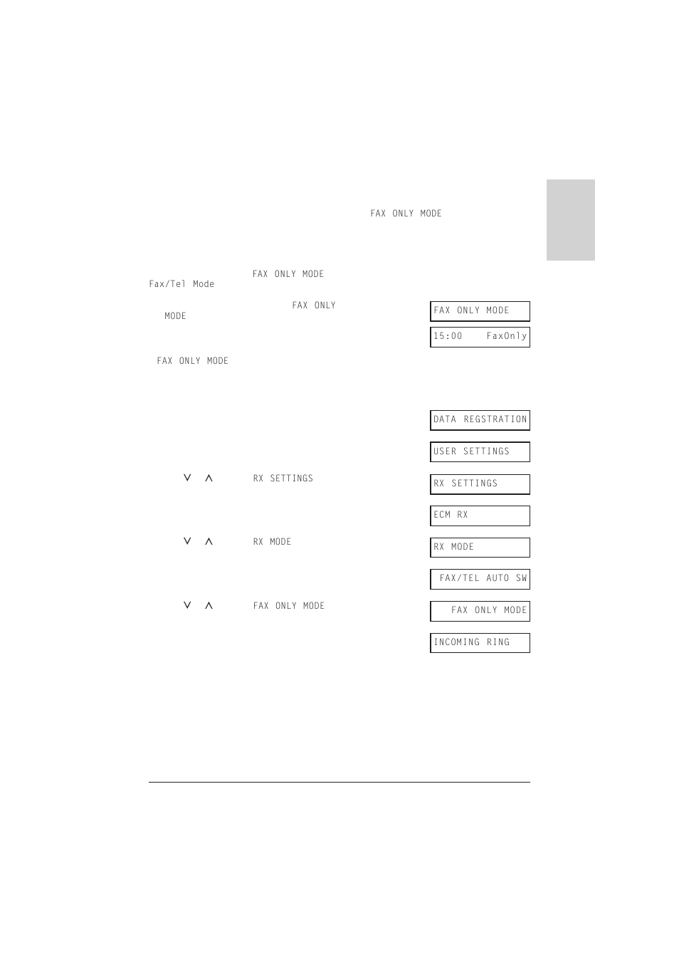 Receiving faxes automatically: fax only mode | Canon C75 User Manual | Page 109 / 214